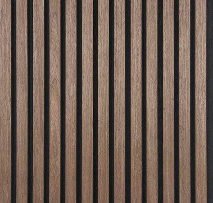 Painéis que imitam madeira com dimensões de 270 × 110 cm